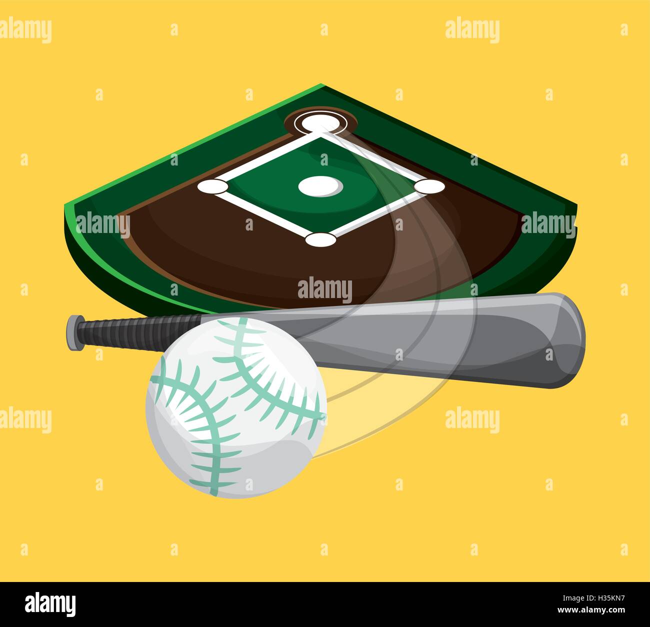 baseball related icons image Stock Vector Image & Art - Alamy
