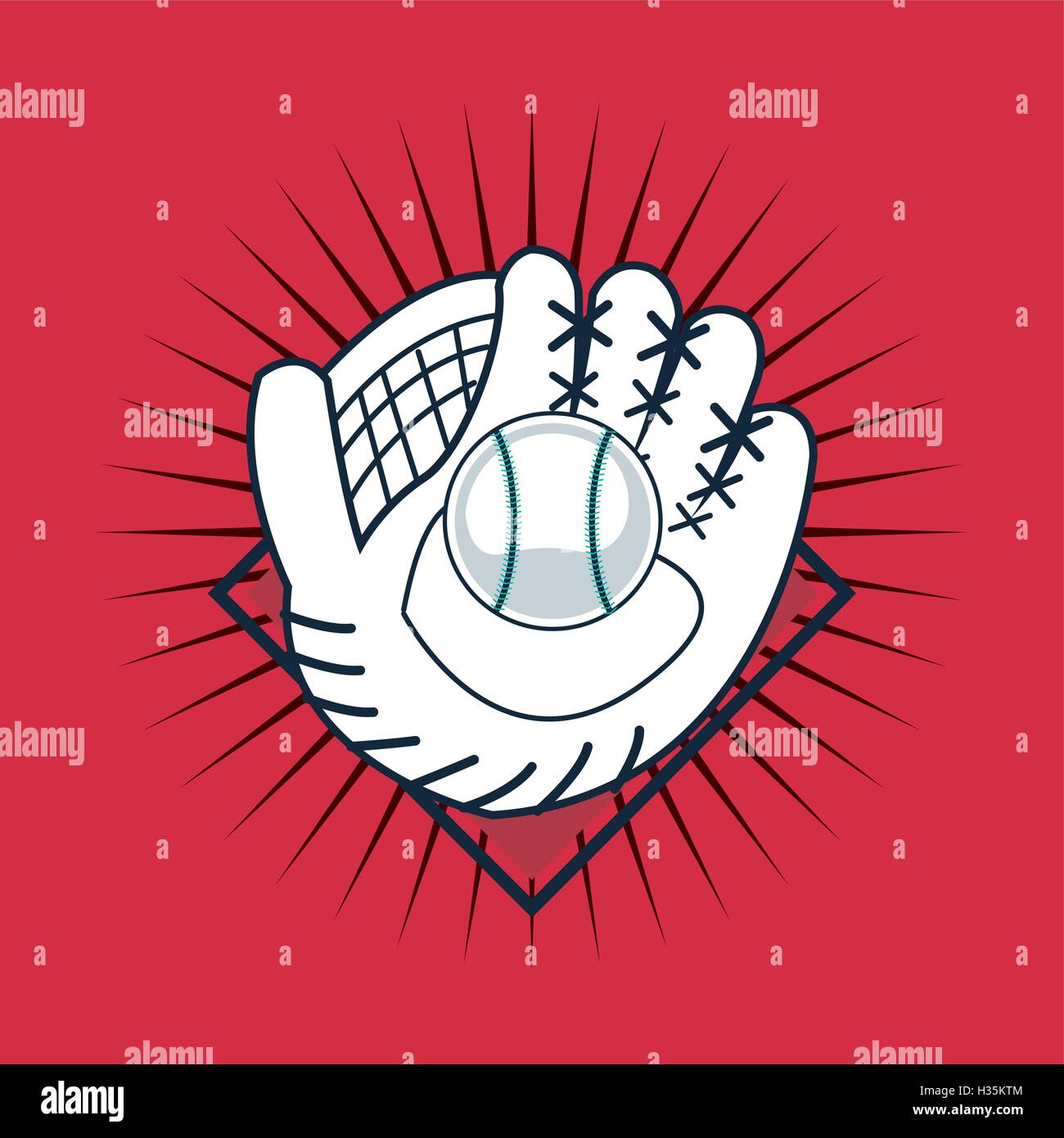 baseball related icons image Stock Vector Image & Art - Alamy