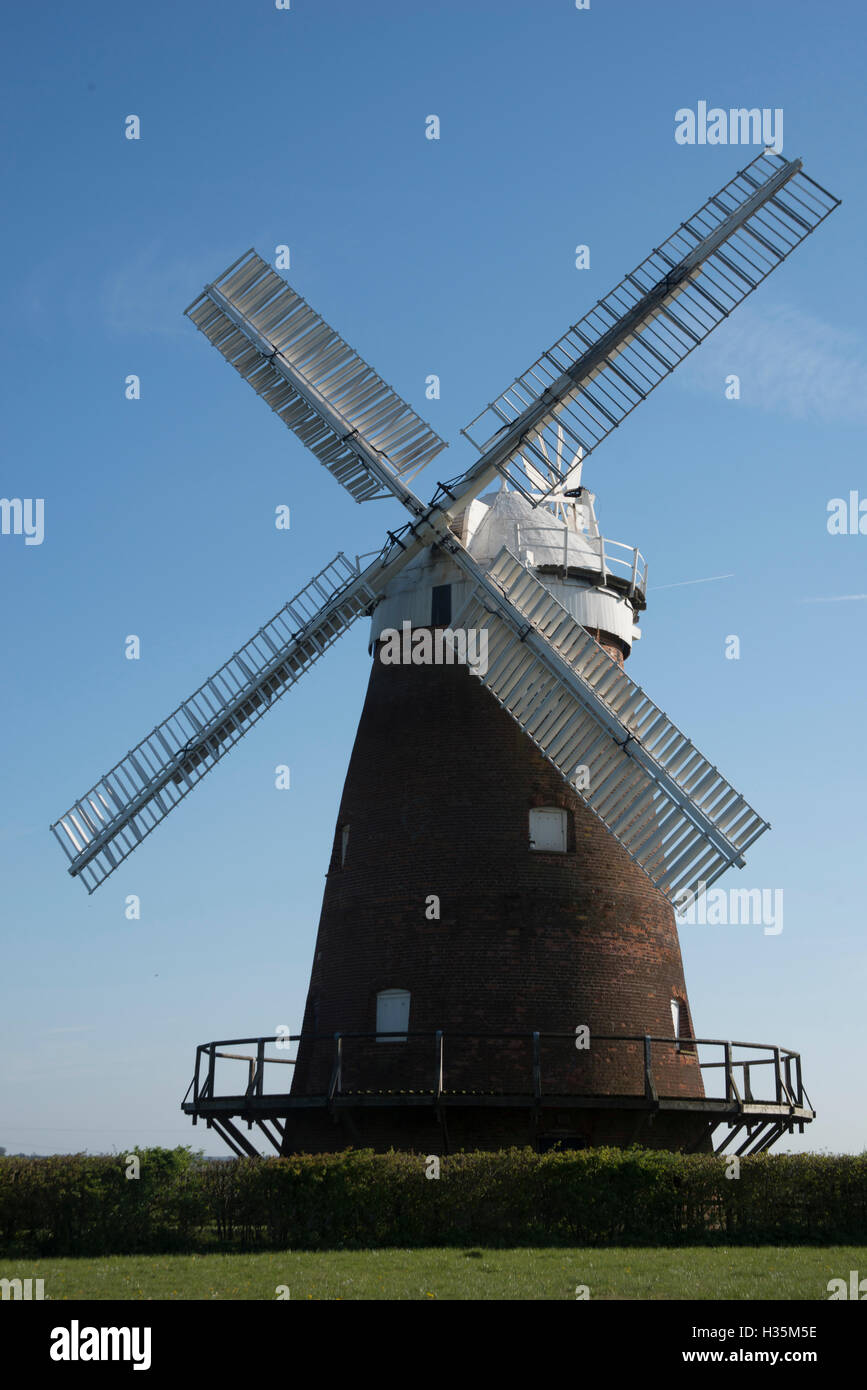 Windmill built in 1804 by John Webb, Thaxted, Essex, England. Stock Photo