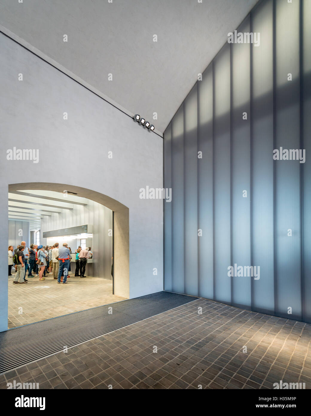 Interior view of the Fondazione Prada Museum, Milan, Italy Stock Photo -  Alamy