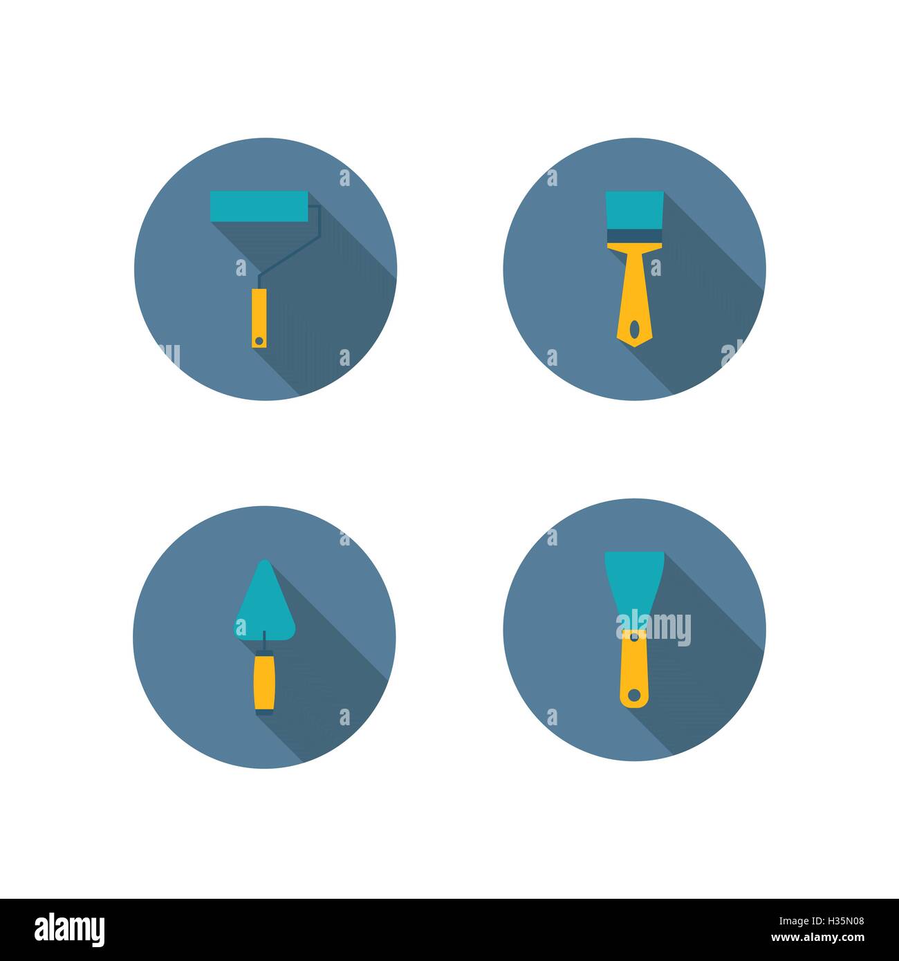 Set of icons of tool, vector illustration Stock Vector Image & Art - Alamy