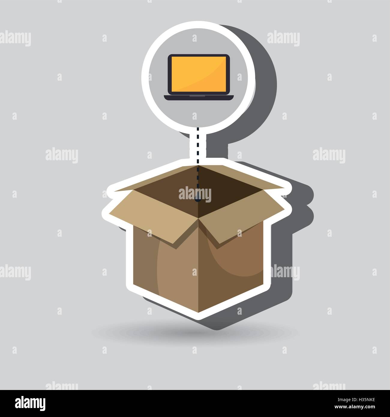 Open electrical box Stock Vector Images - Alamy