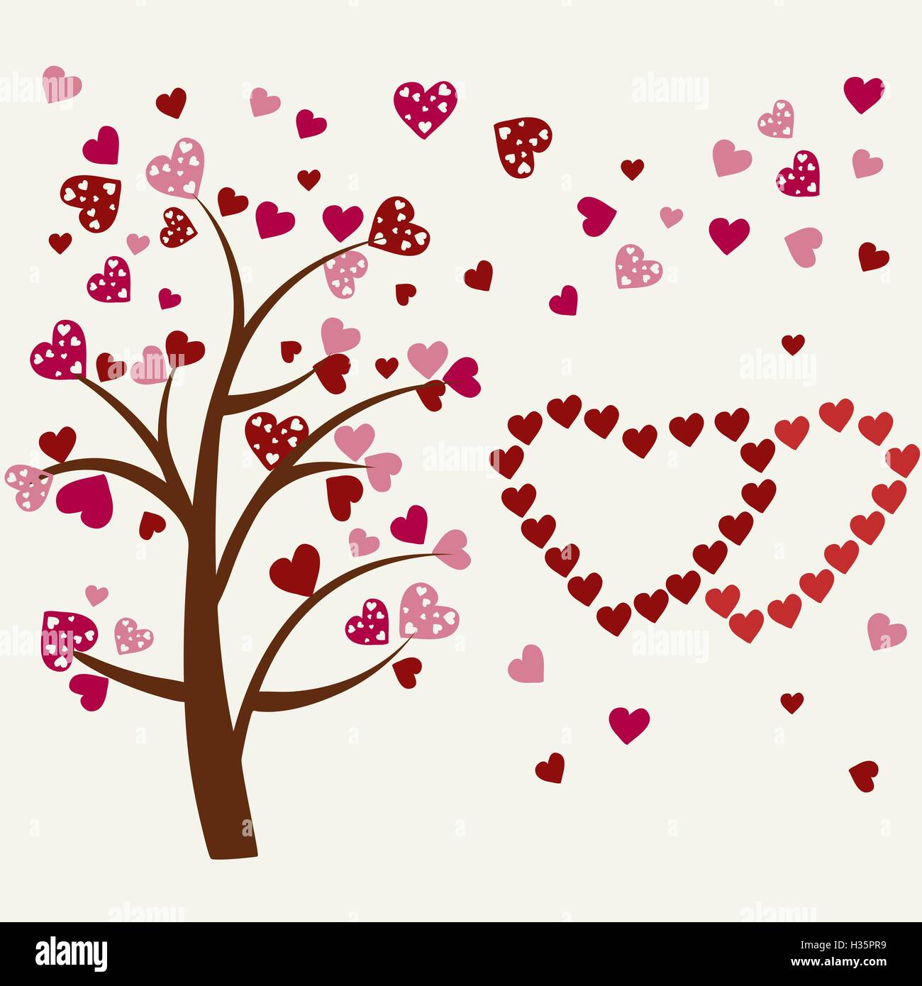 Art painted love in Stock Vector Images - Alamy