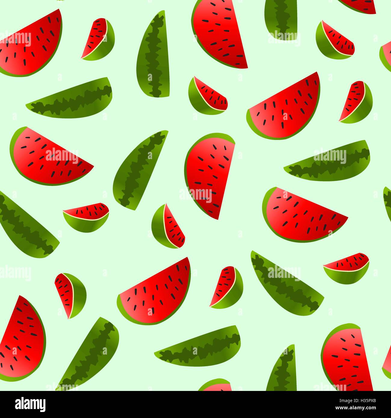Watermelon fresh slices texture Stock Vector Images - Alamy