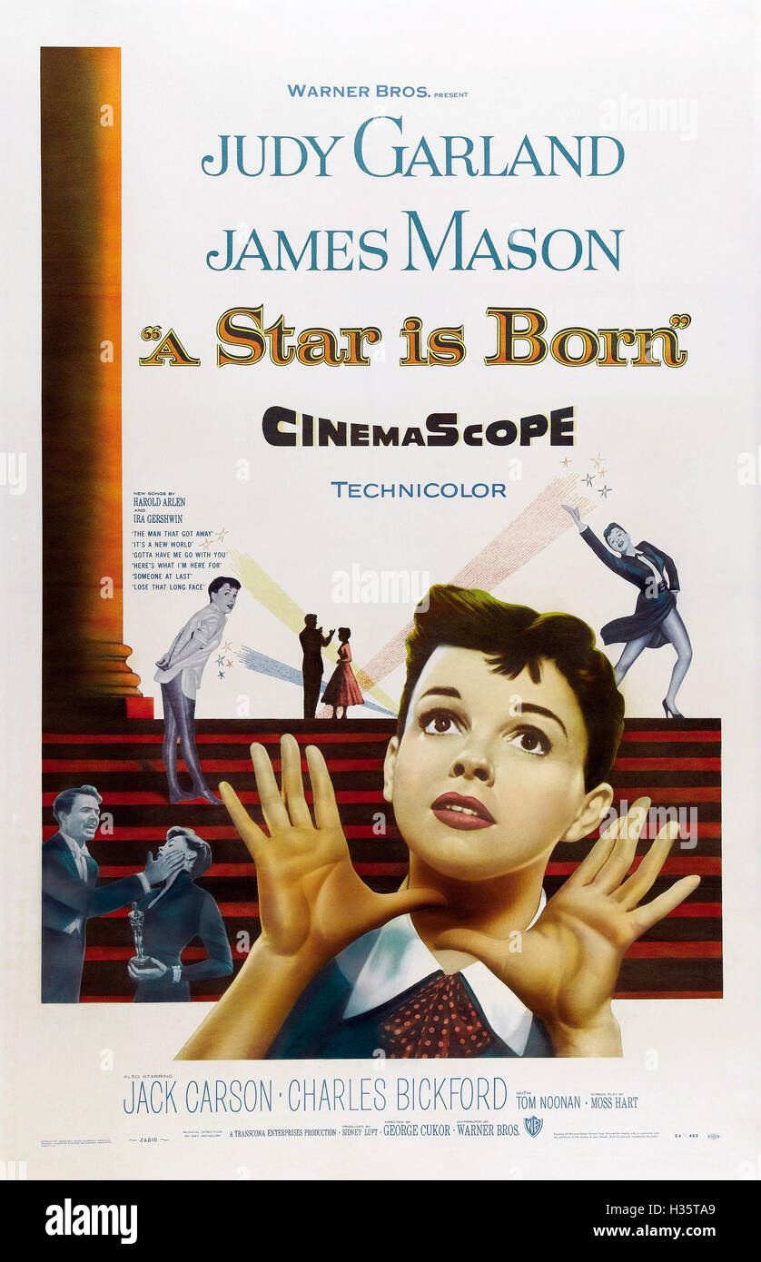 A STAR IS BORN 1954 Warner Bros film with Judy Garland Stock Photo - Alamy