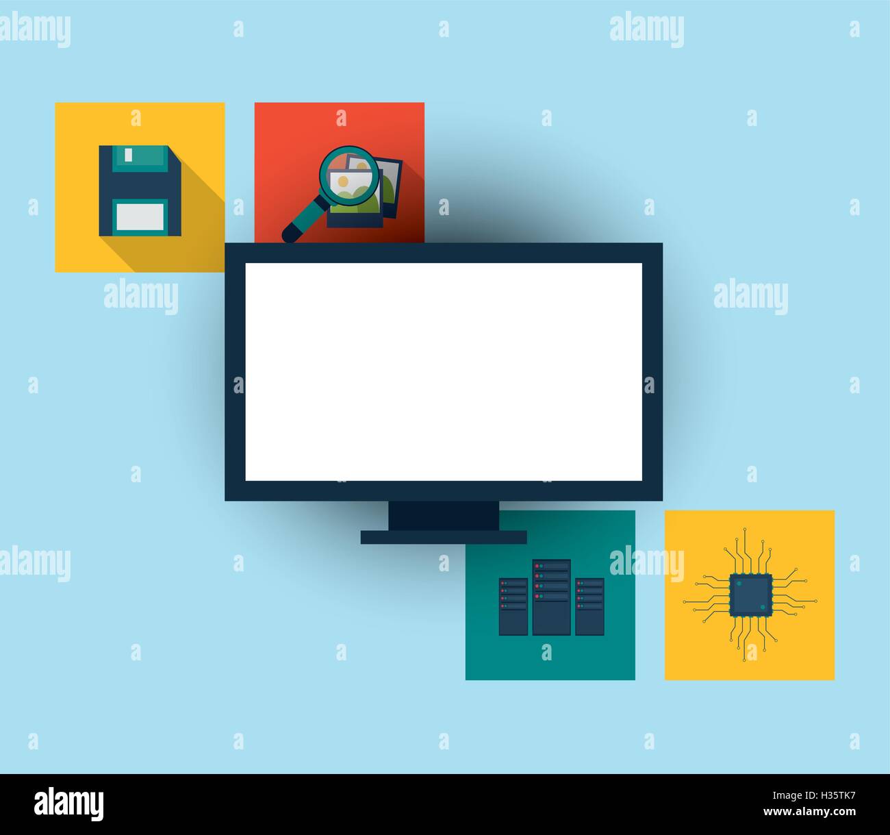 data center related icons image Stock Vector Image & Art - Alamy