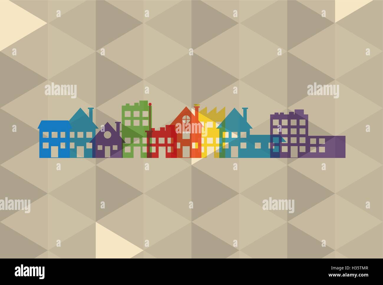 city skyline image Stock Vector Image & Art - Alamy