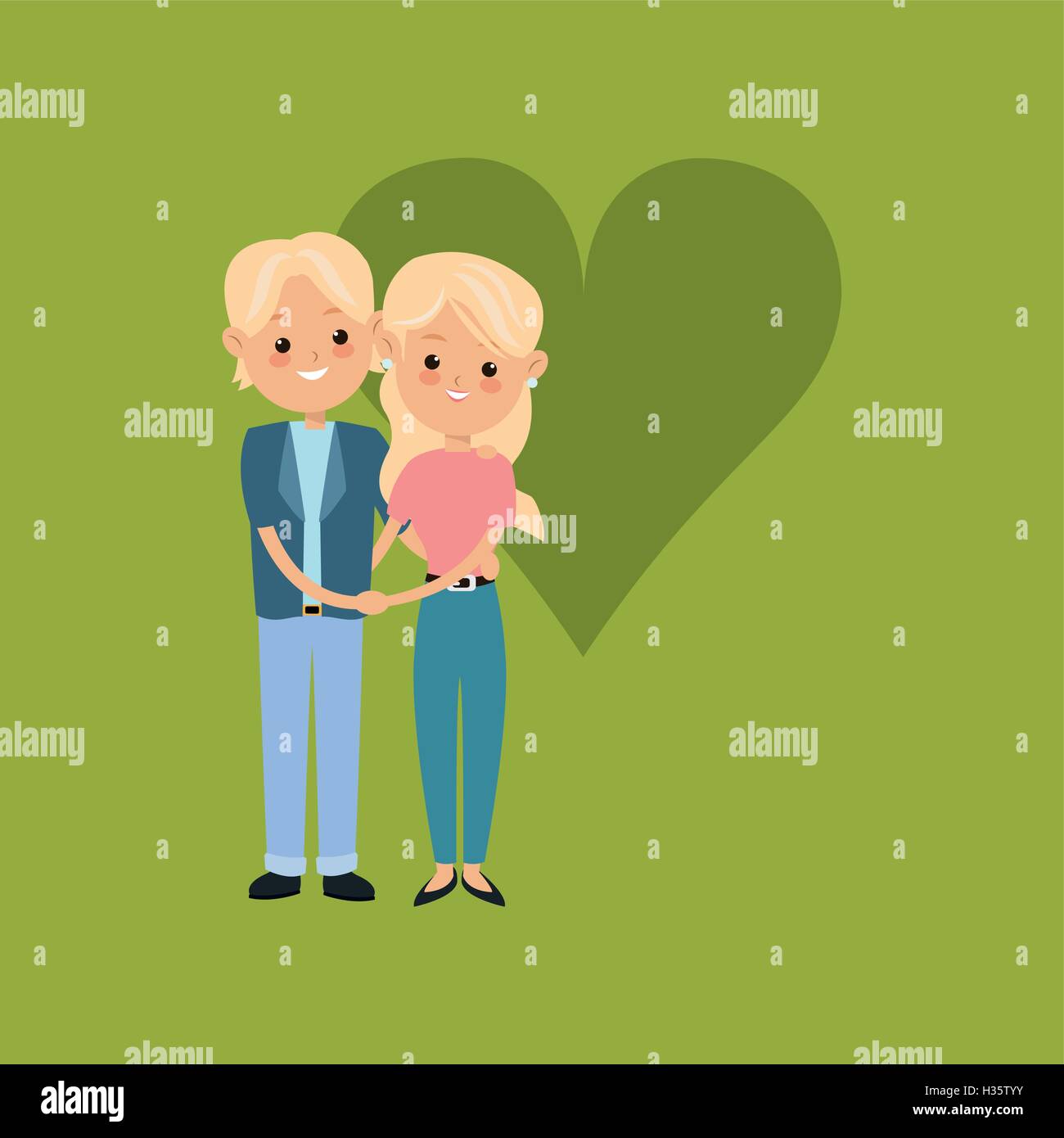 romantic couple image Stock Vector Image & Art - Alamy