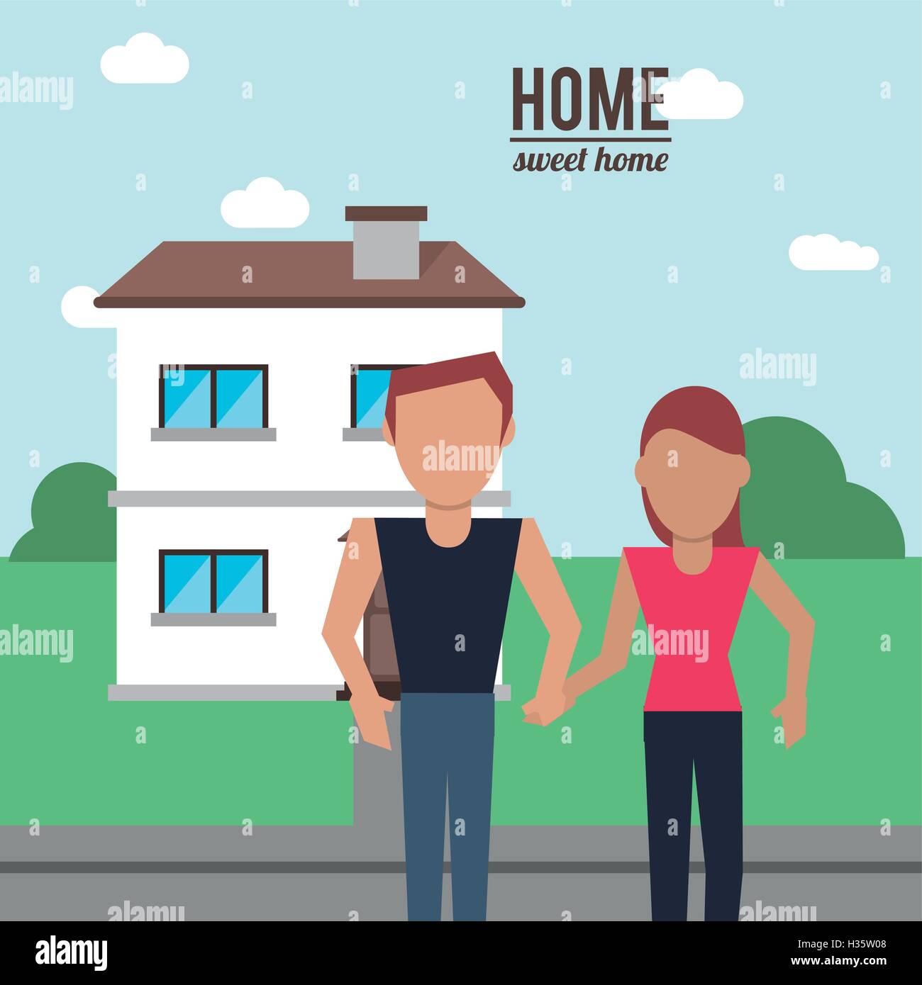 romantic couple image Stock Vector Image & Art - Alamy