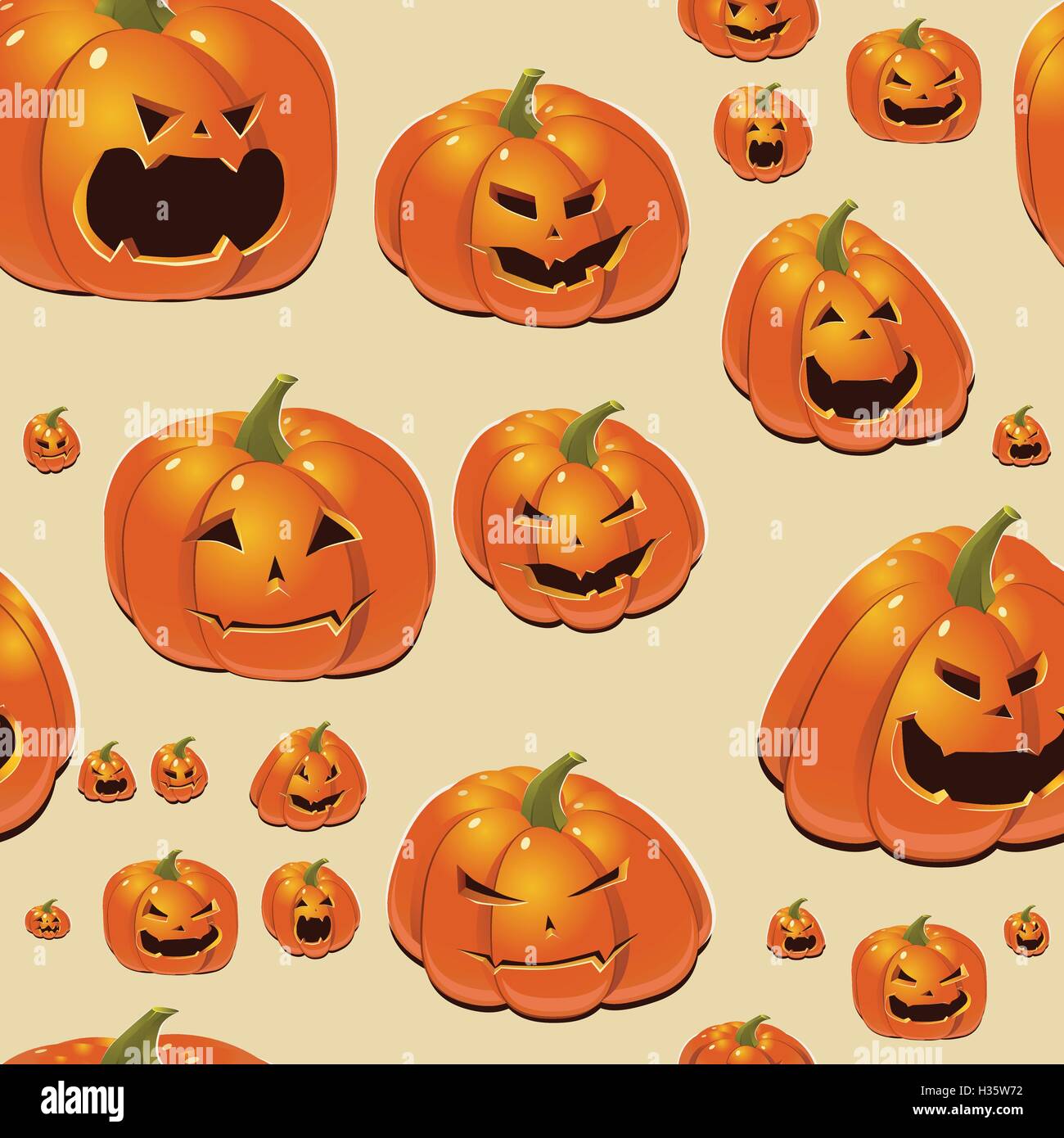 Halloween background with pumpkins Stock Vector Image & Art - Alamy