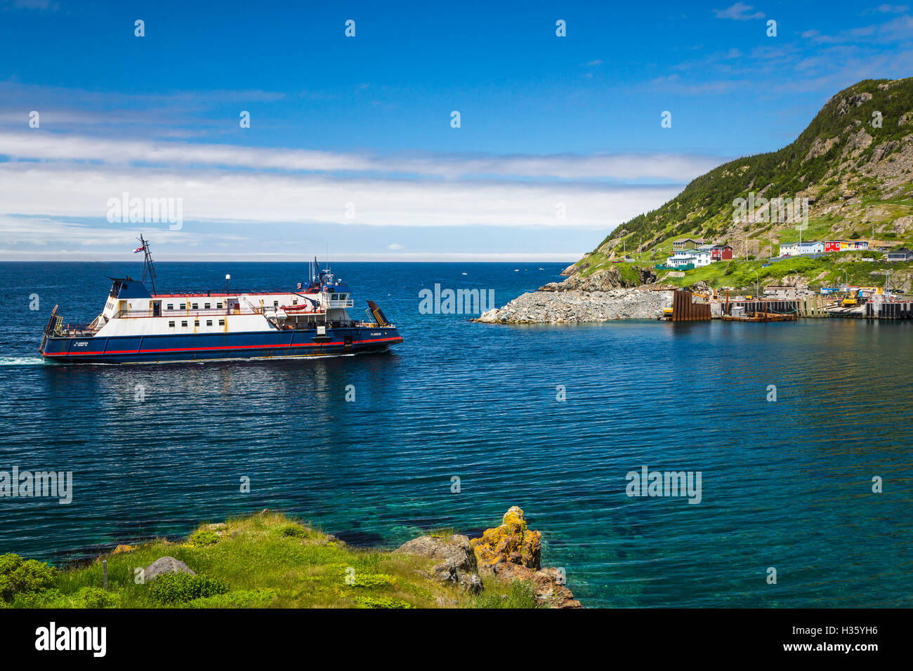 The Bell Island ferry ship at Portugal cove, Newfoundland and Labrador
