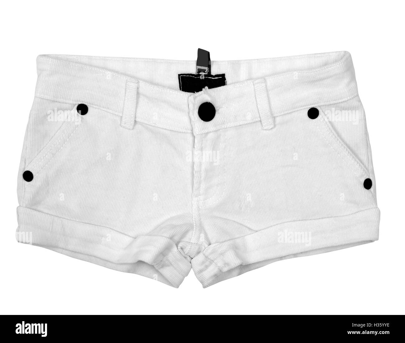 Jean shorts Black and White Stock Photos & Images Alamy