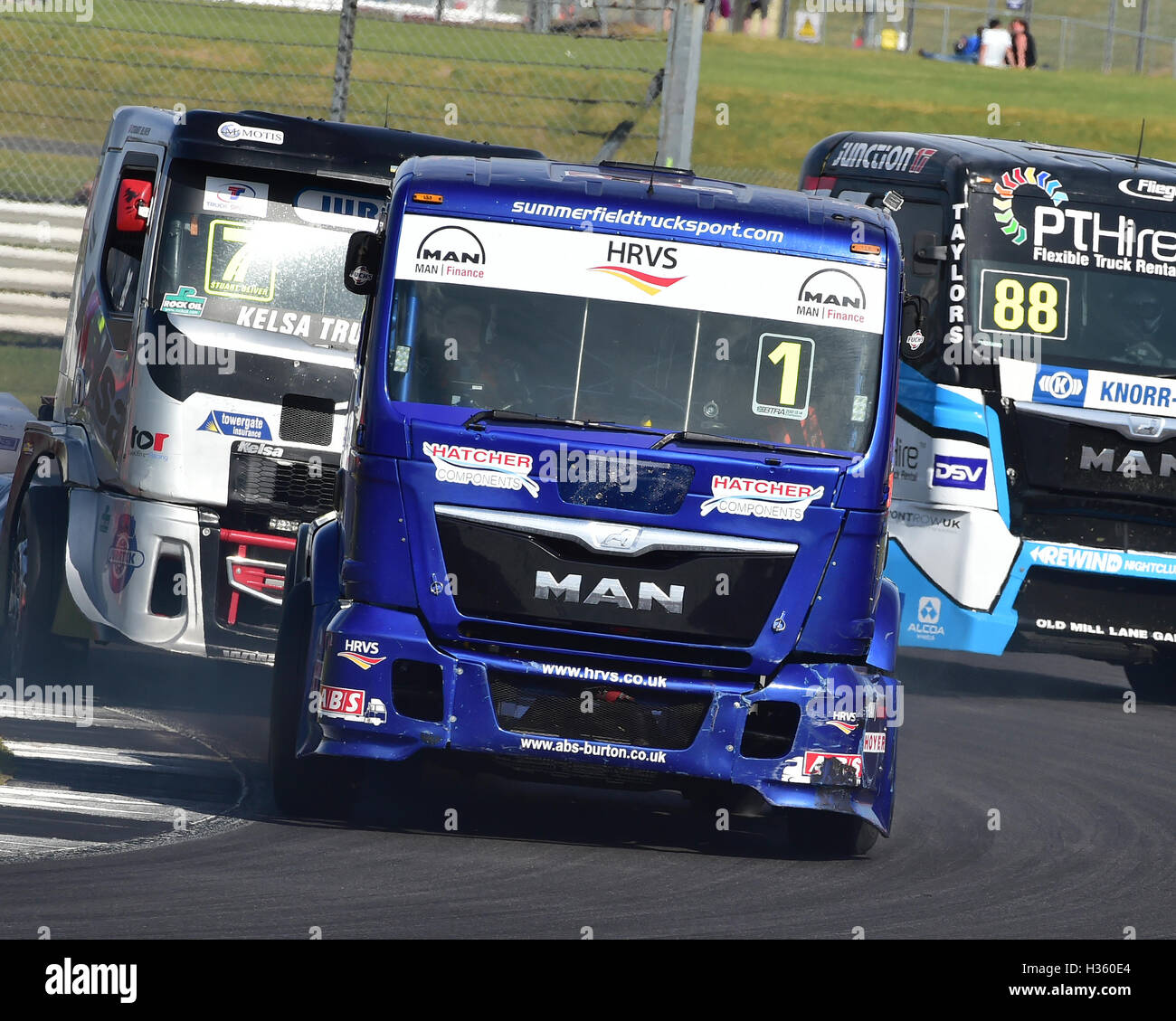 Mat Summerfield, MAN TGX, British Truck Racing Championship, Silverstone truck festival, Truck Racing, Silverstone, Saturday, Au Stock Photo