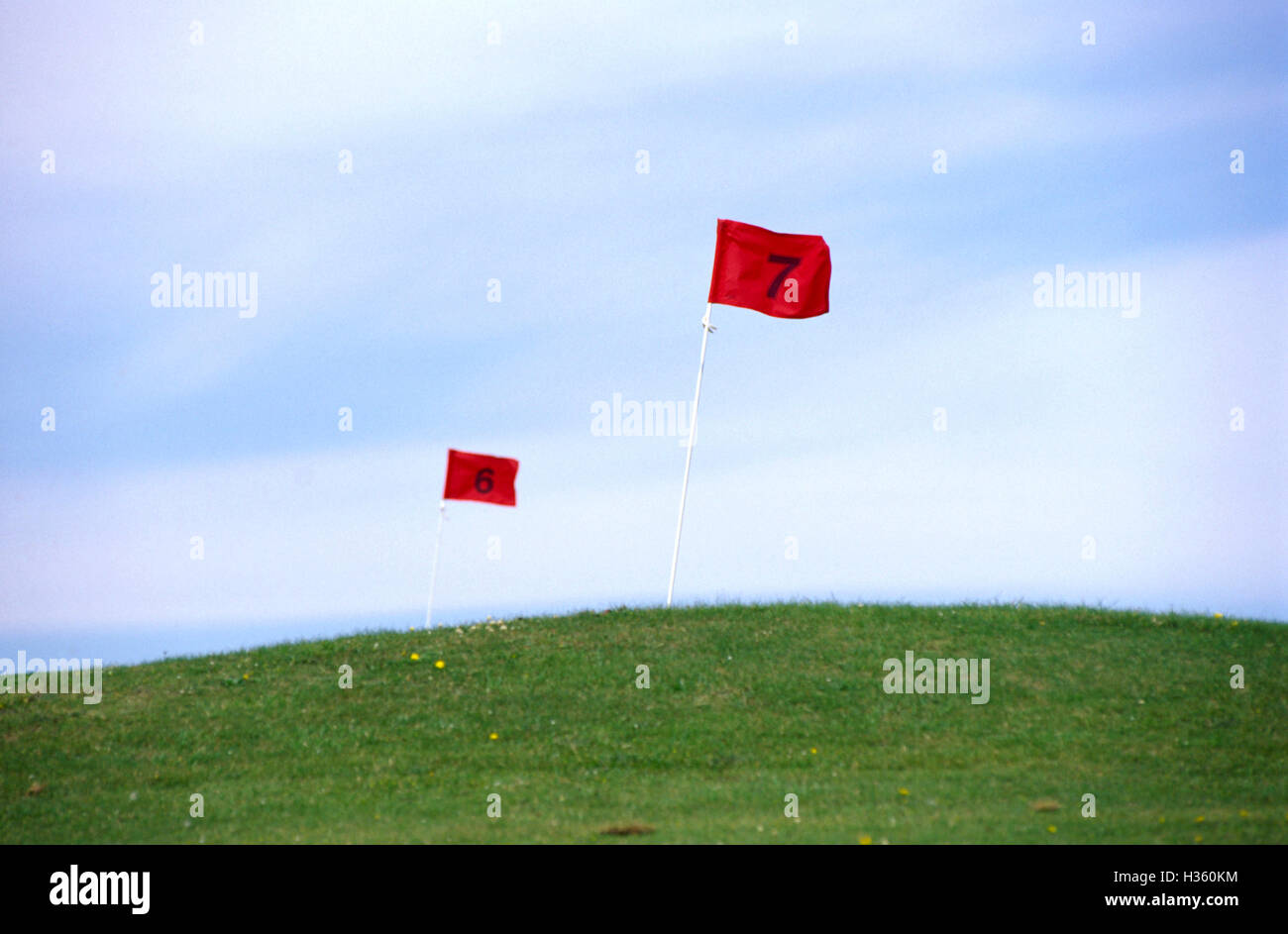 Golf Flags High Resolution Stock Photography and Images Alamy