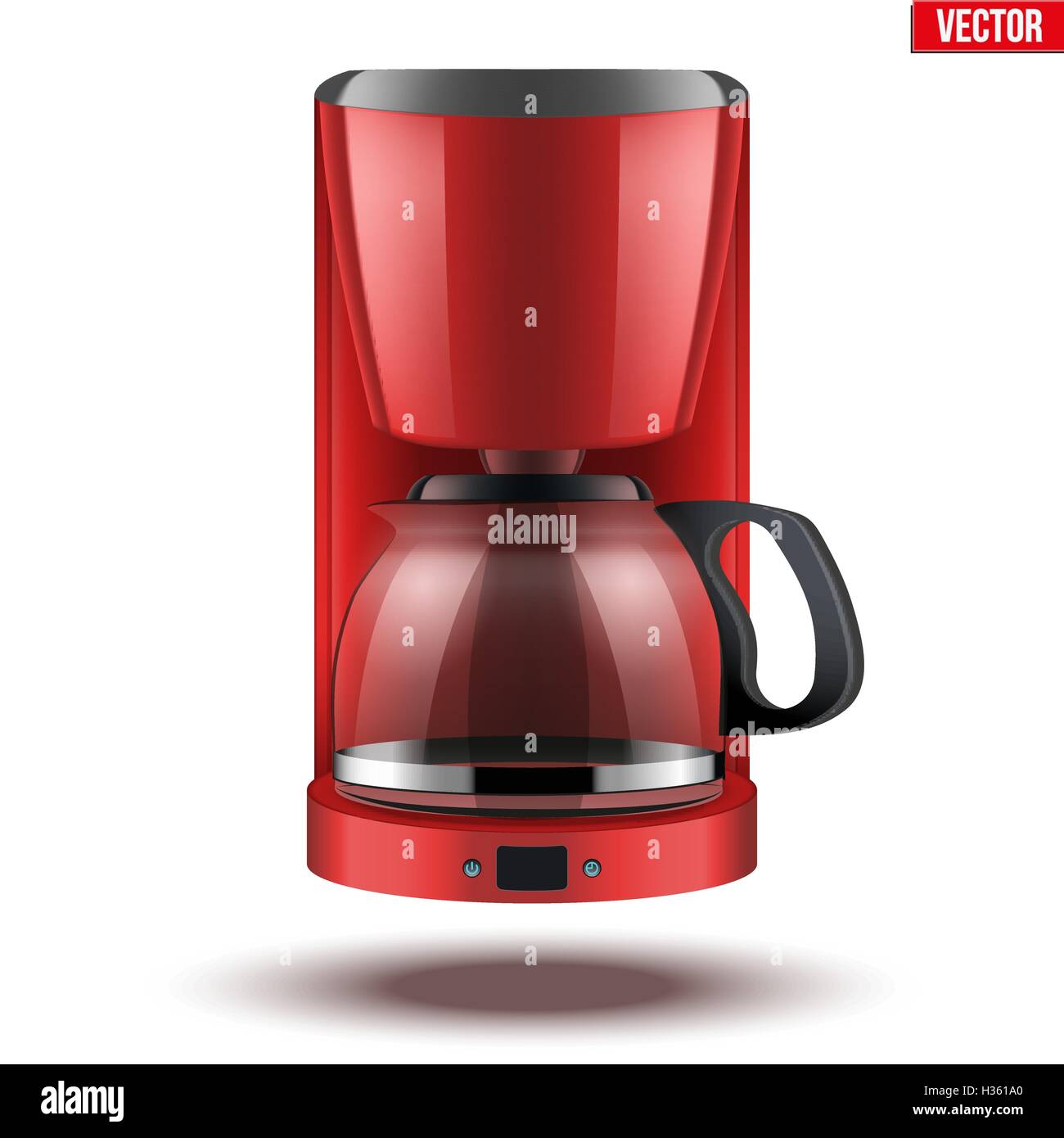 Coffee maker with glass pot Stock Vector Image & Art Alamy