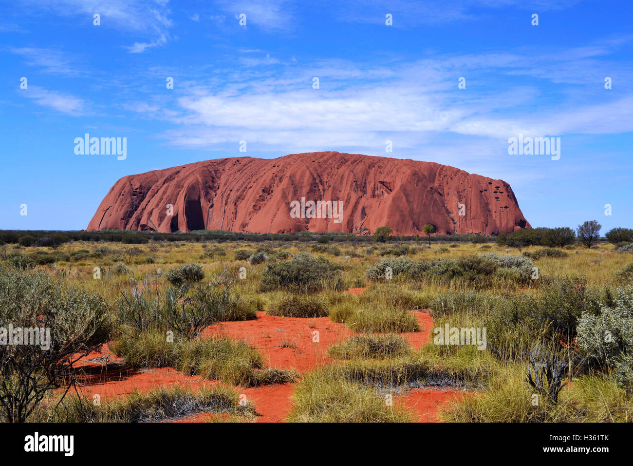 Ayers Rock (Uluru) - Australia Stock Photo