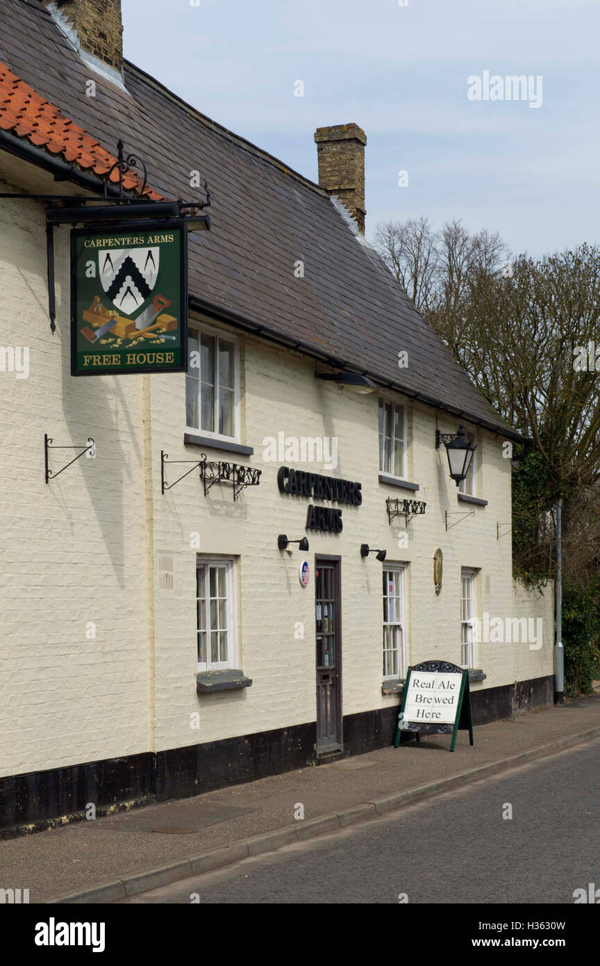 Carpenters Arms at Great Wilbraham, Cambridgeshire, UK Stock Photo Alamy