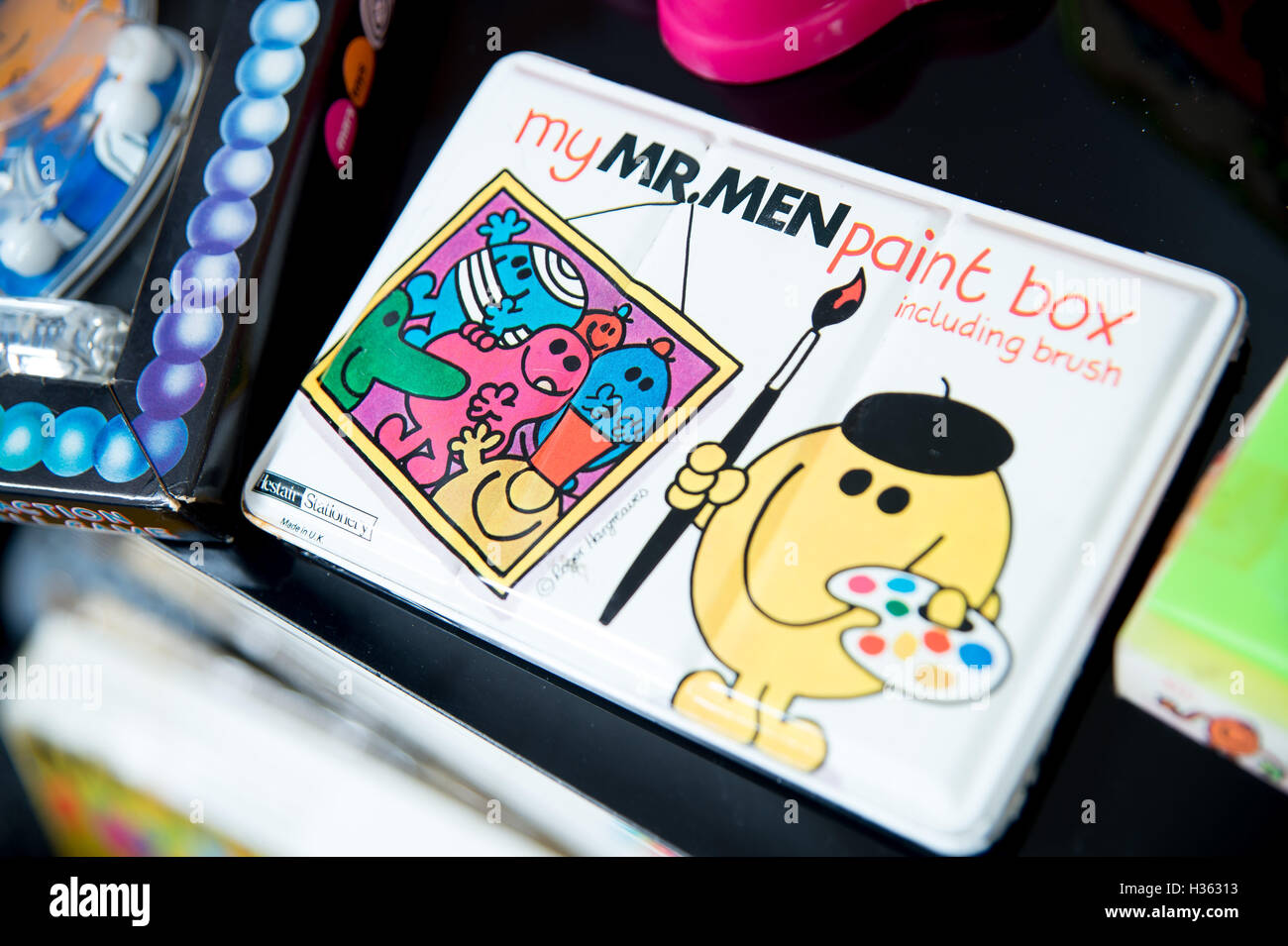 Mr men paint box Stock Photo