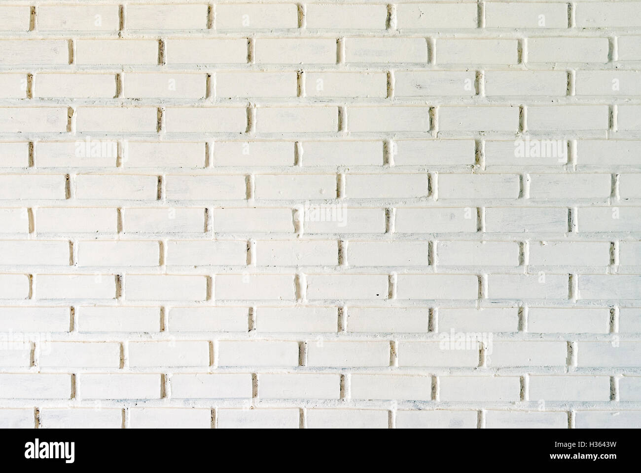 White brick wall for texture or background Stock Photo - Alamy