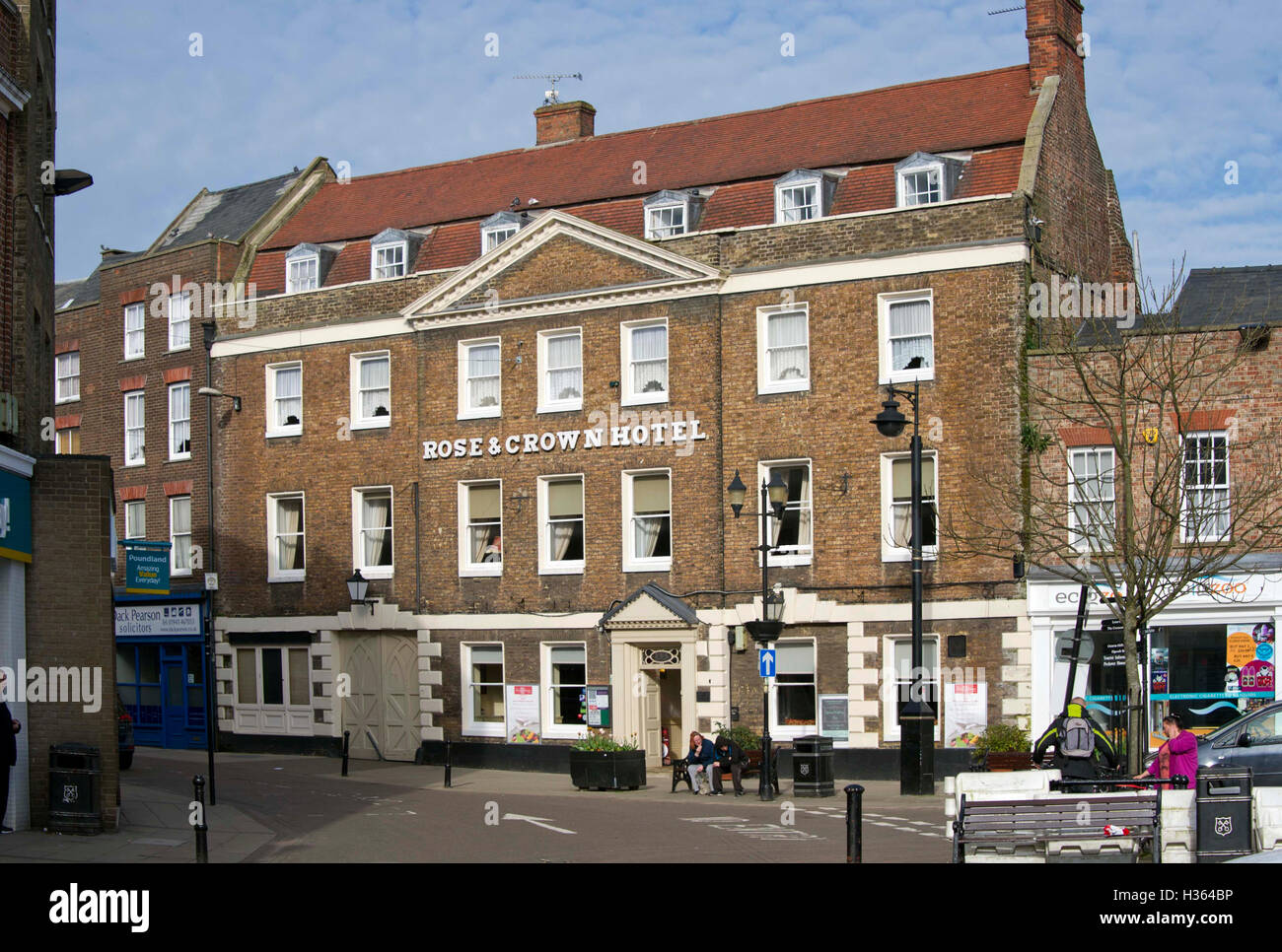 The Rose & Crown Hotel, Wisbech, Cambridgeshire, UK Stock Photo - Alamy