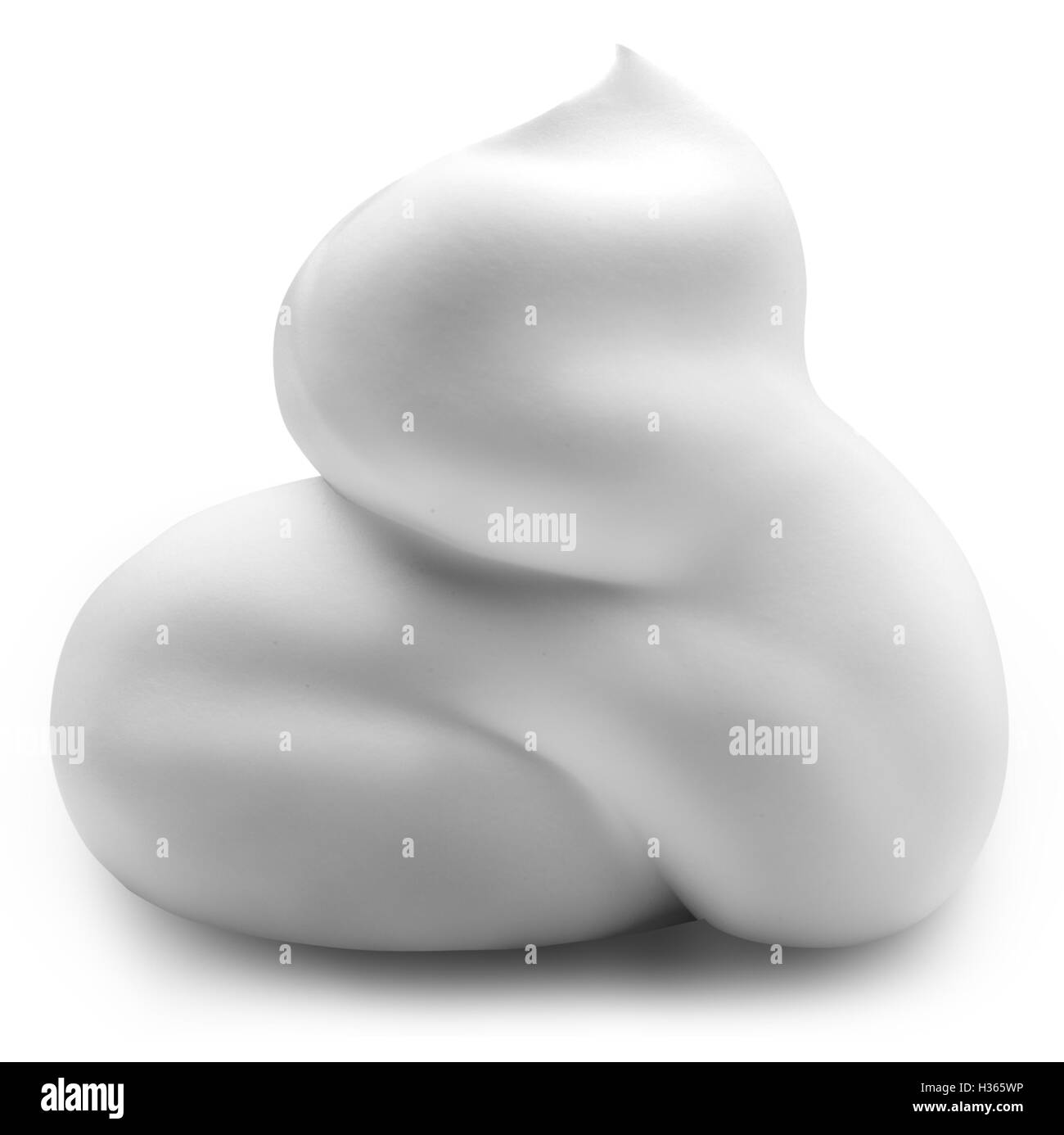 white foam isolated on white background Stock Photo Alamy
