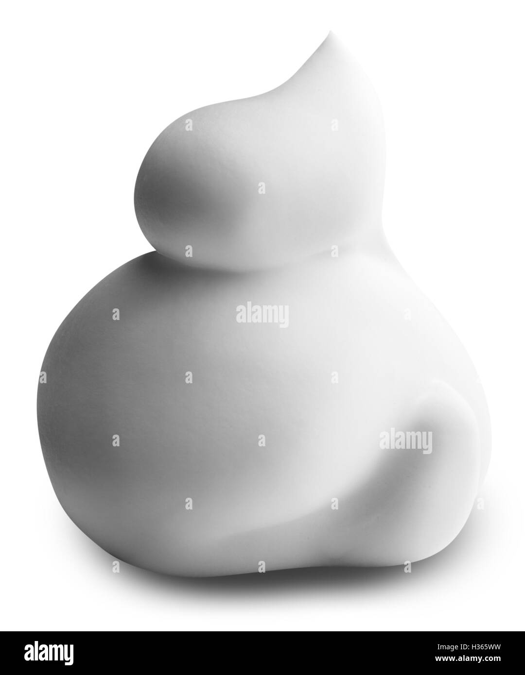 white foam isolated on white background Stock Photo Alamy