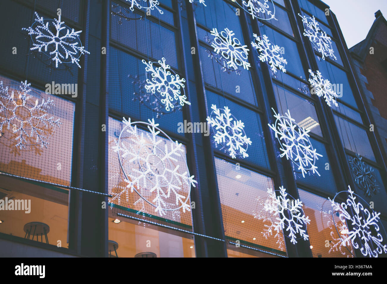 Christmas lights on Grafton Street in Dublin Stock Photo Alamy