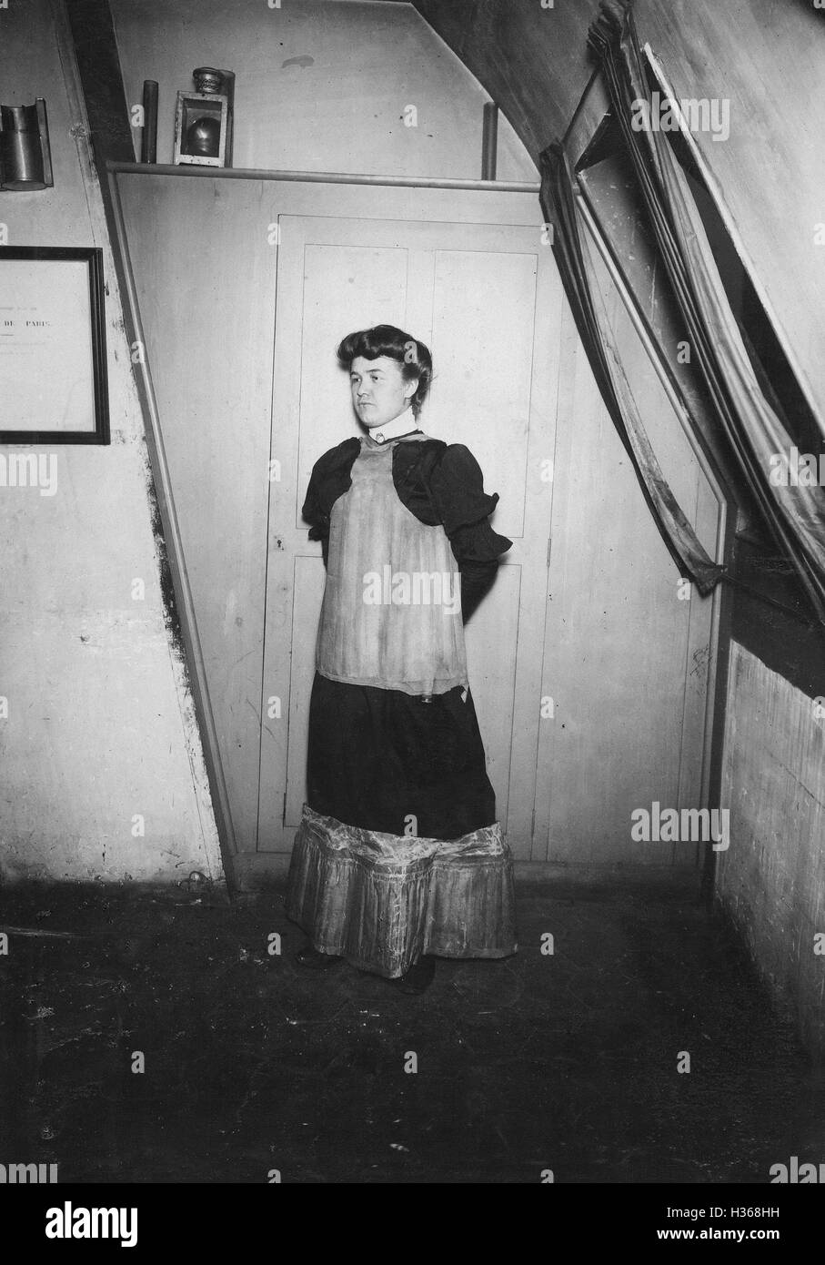 Rubber dress for bootlegging in Paris, 1911 Stock Photo