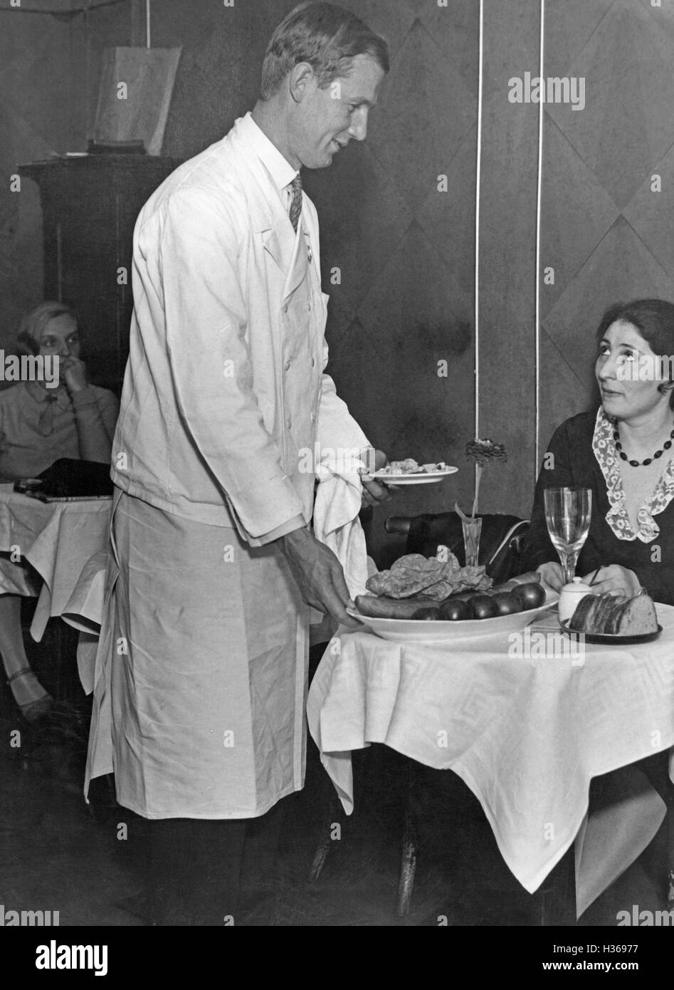 Russian emigre in Berlin, 1929 Stock Photo