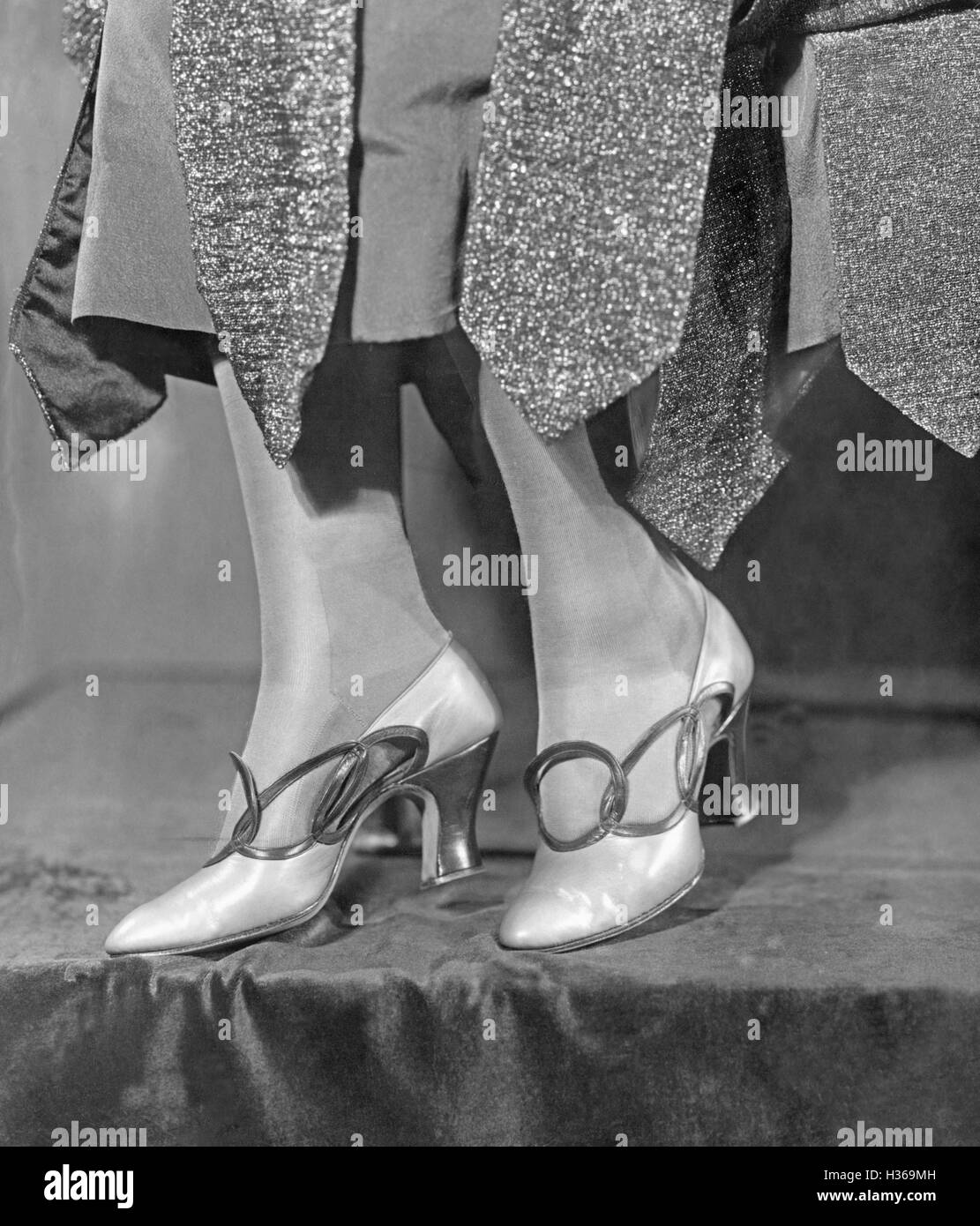 Shoe fashion, 1922 Stock Photo