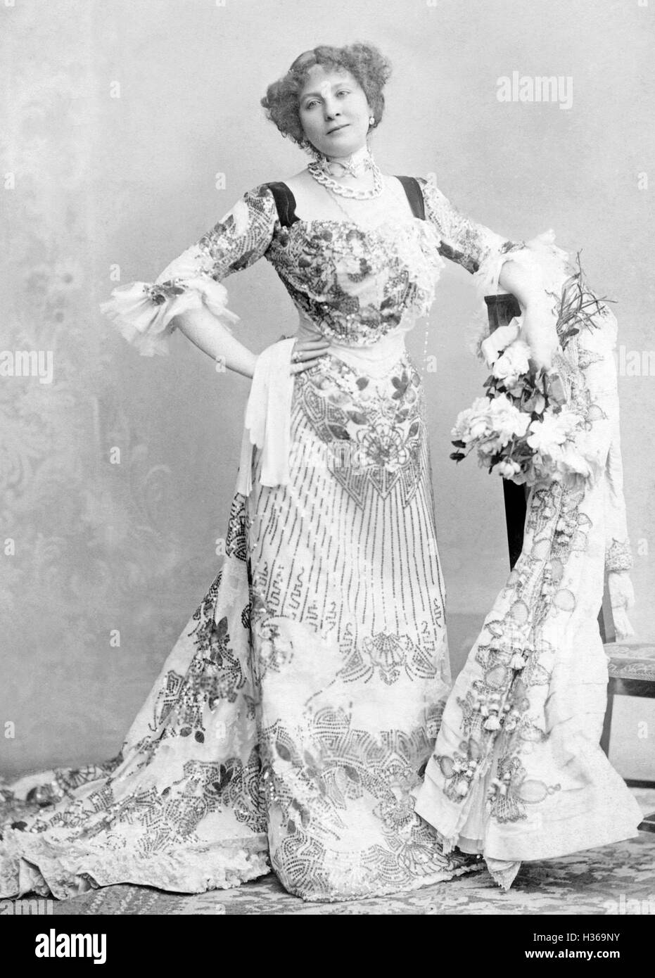 Jenny Gross, around 1900 Stock Photo