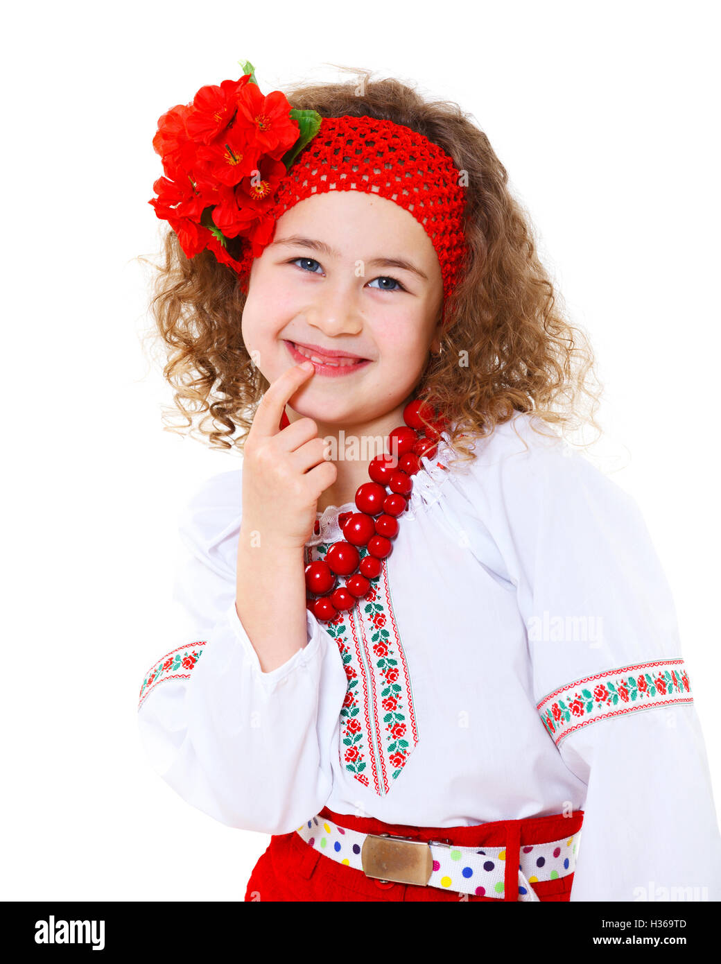 Little Ukrainian girl Stock Photo Alamy