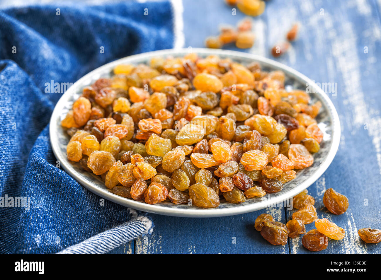 Light yellow raisins in hi-res stock photography and images - Alamy