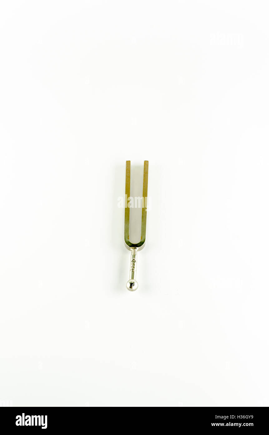 music tools tuning fork Stock Photo Alamy