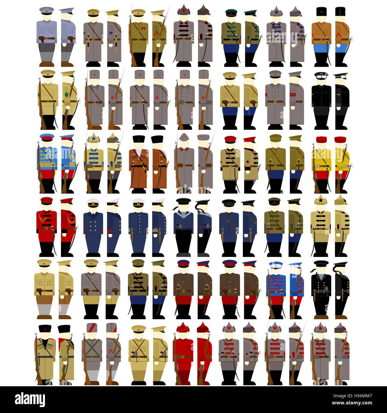 Insignia soldiers and officers of the Red Guards in Russia in 1917. The