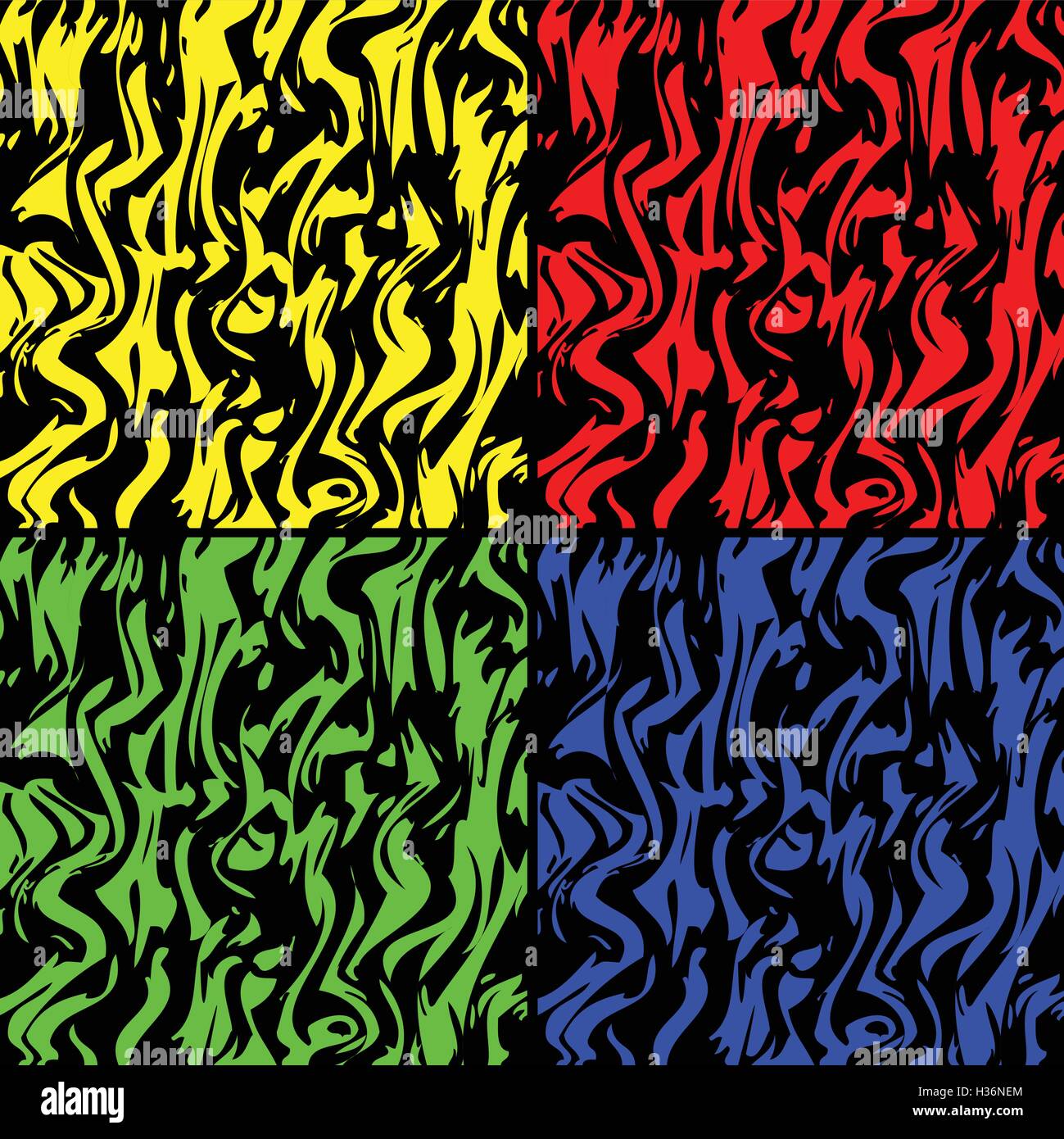 Illustration of colored zebra Stock Vector Image & Art - Alamy