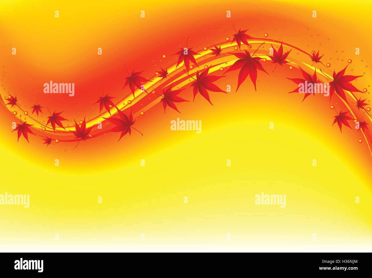 Autumnal leaf background Stock Vector Image & Art - Alamy