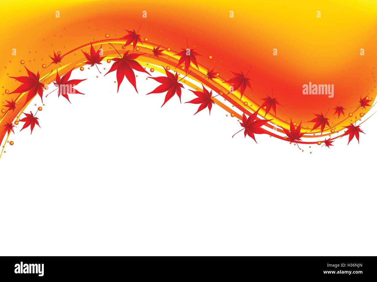 Autumnal leaf background Stock Vector Image & Art - Alamy