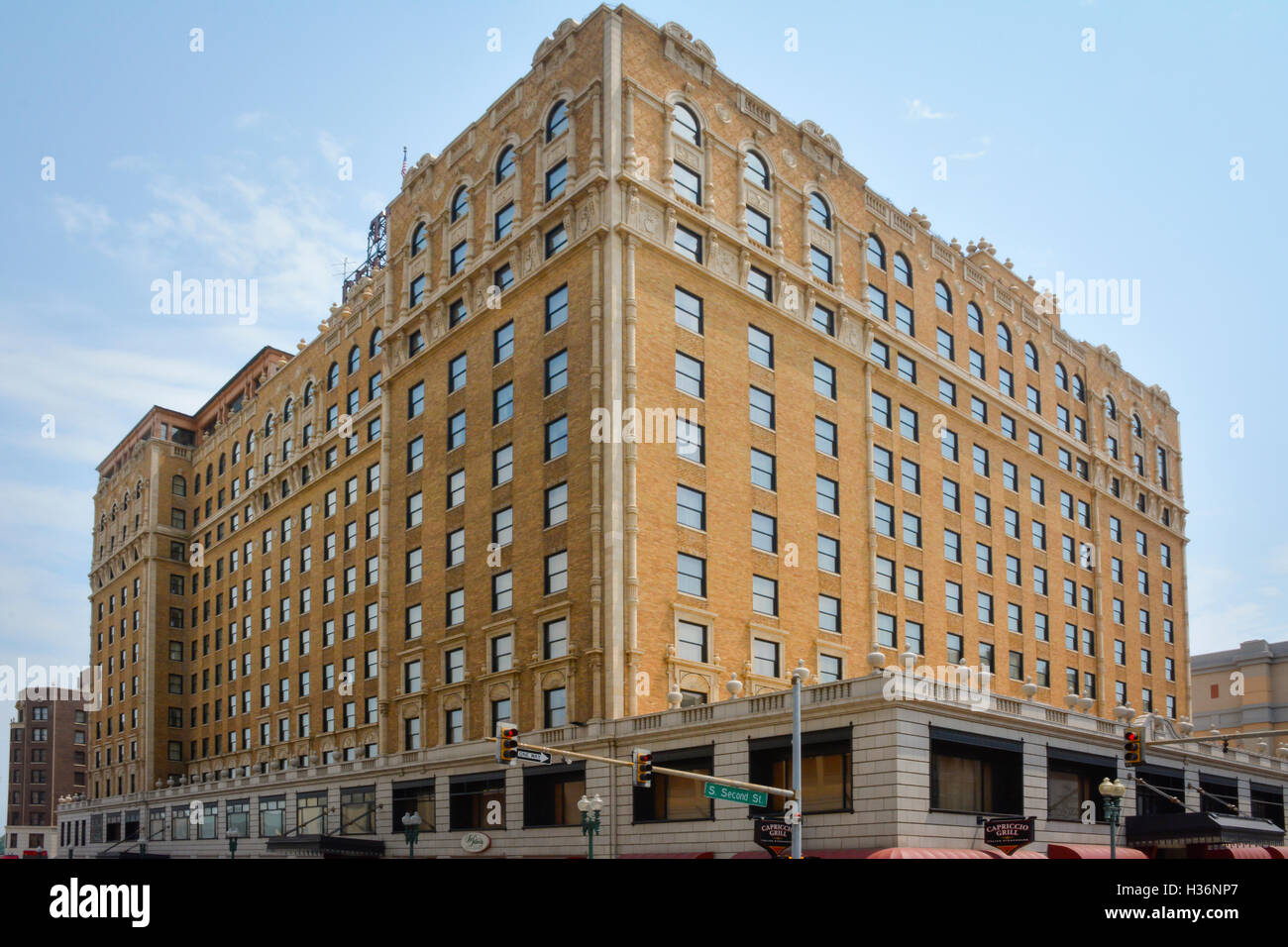 Peabody Hotel near Beale Street in downtown Memphis, TN famous for it