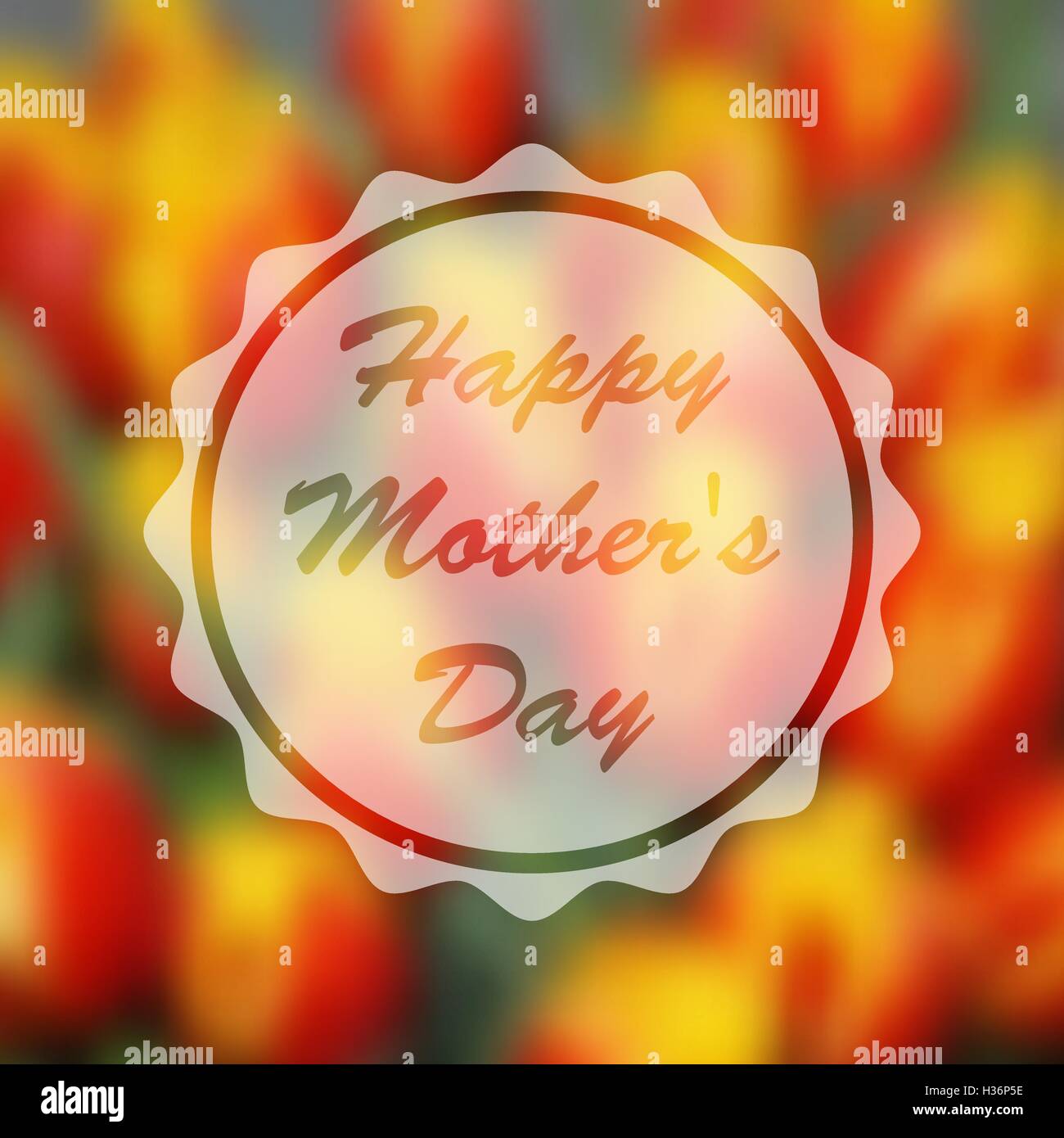 Mothers day background tulip Stock Vector Images - Alamy
