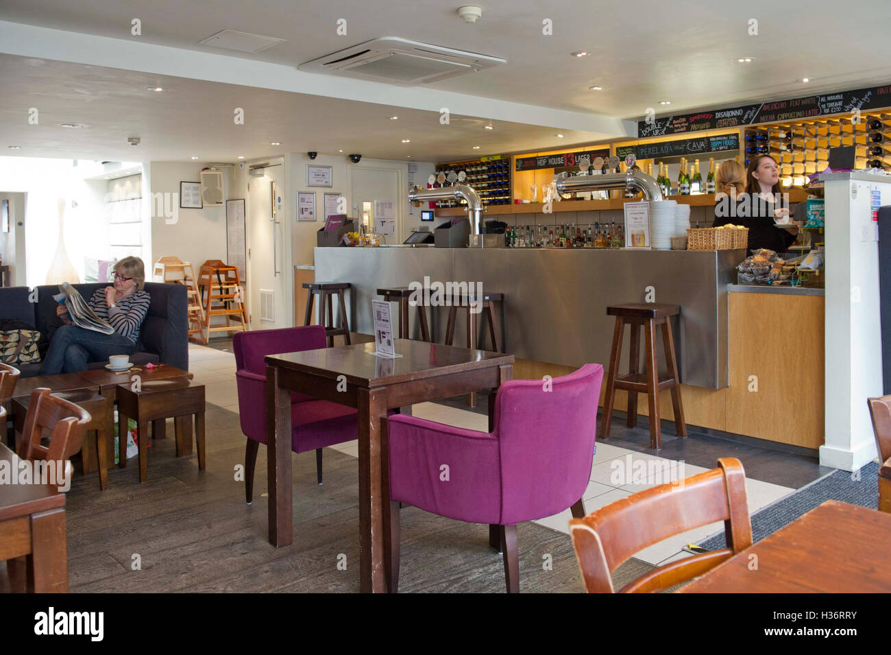 The Tap Room cafe, St.Ives, Cambridgeshire, UK. Stock Photo