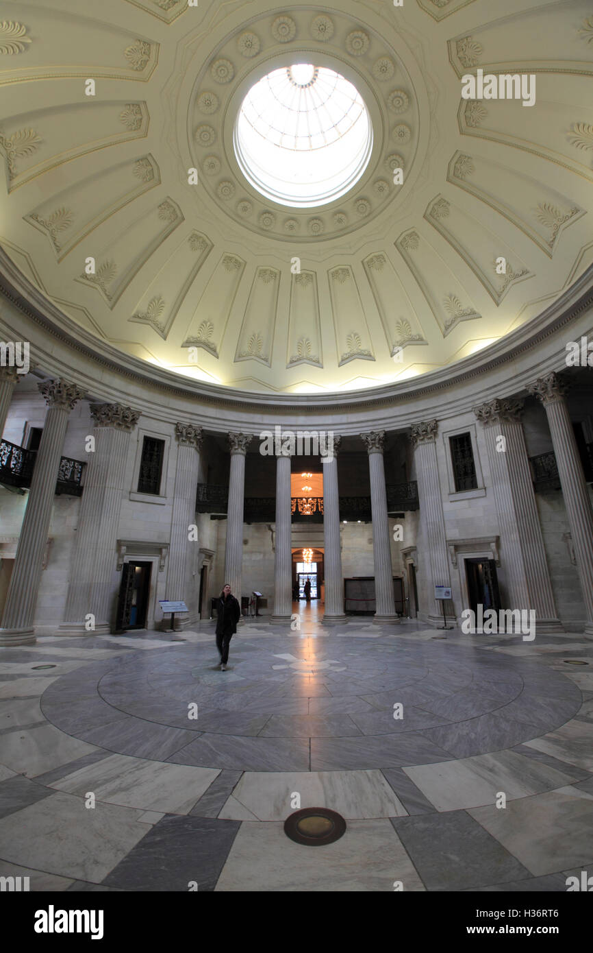 The interior view of Federal Hall National Memorial. New York City.New York.USA  Stock Photo - Alamy