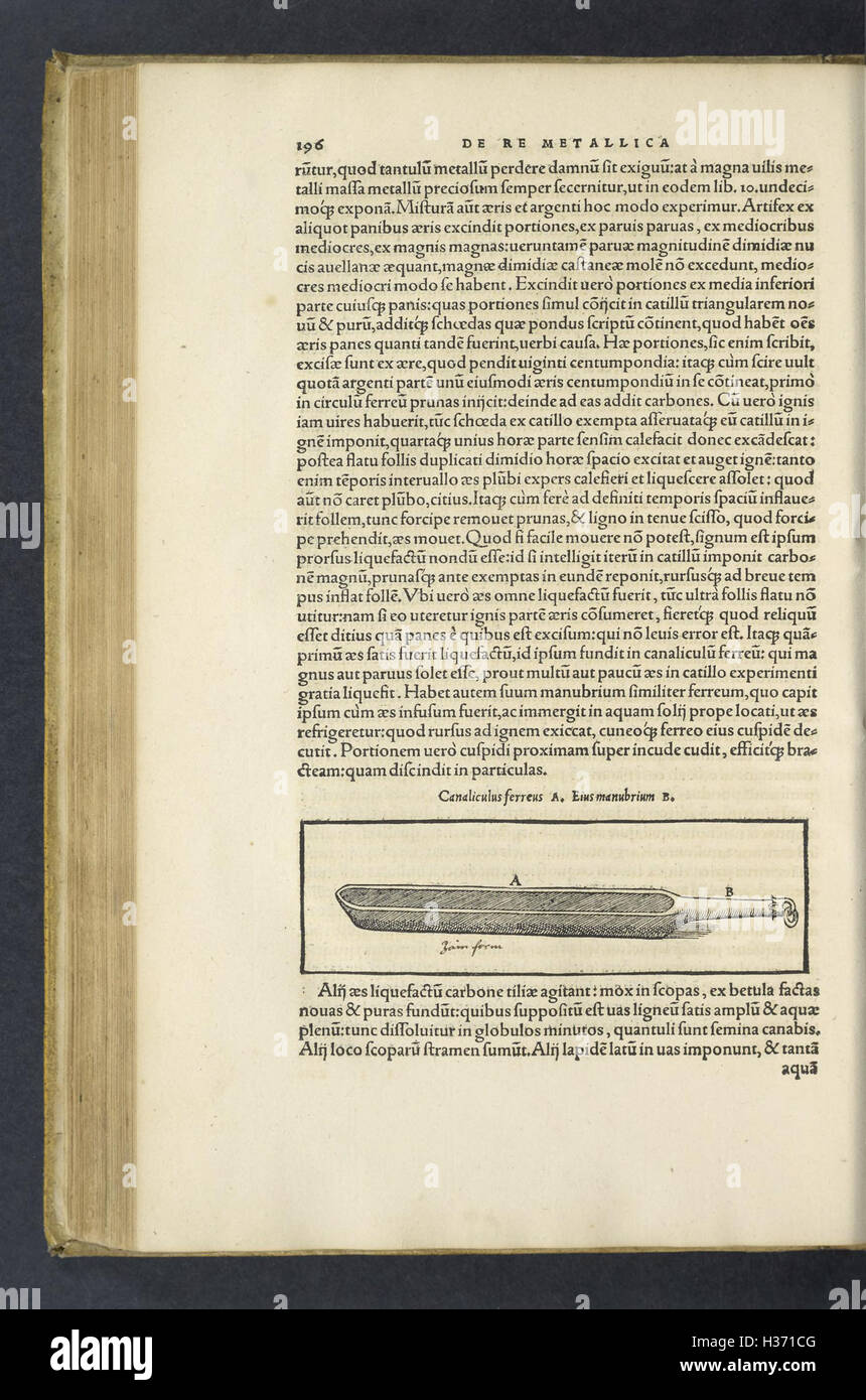 Agricola's seminal work on metallurgy explores the processes