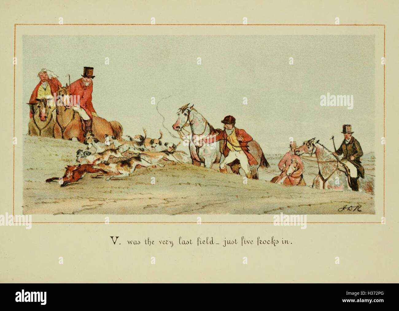 ABC of fox hunting (Plate 22) BHL228 Stock Photo Alamy