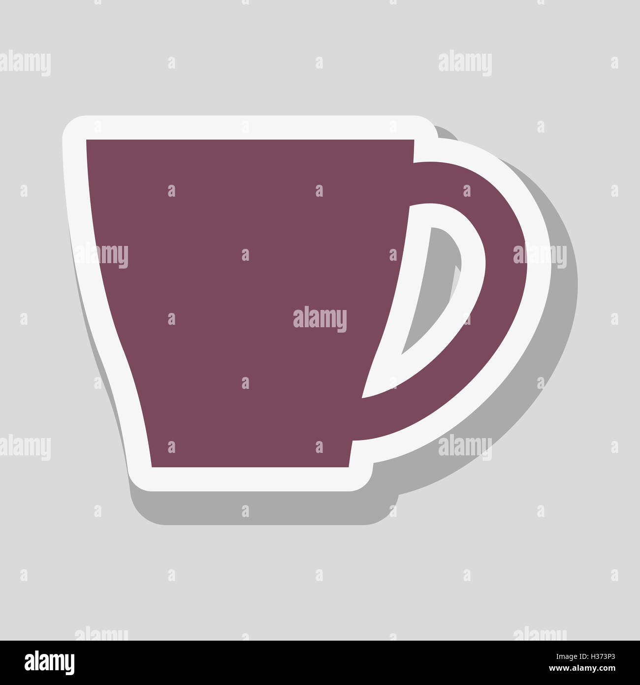 coffee mug design , vector illustration Stock Photo Alamy