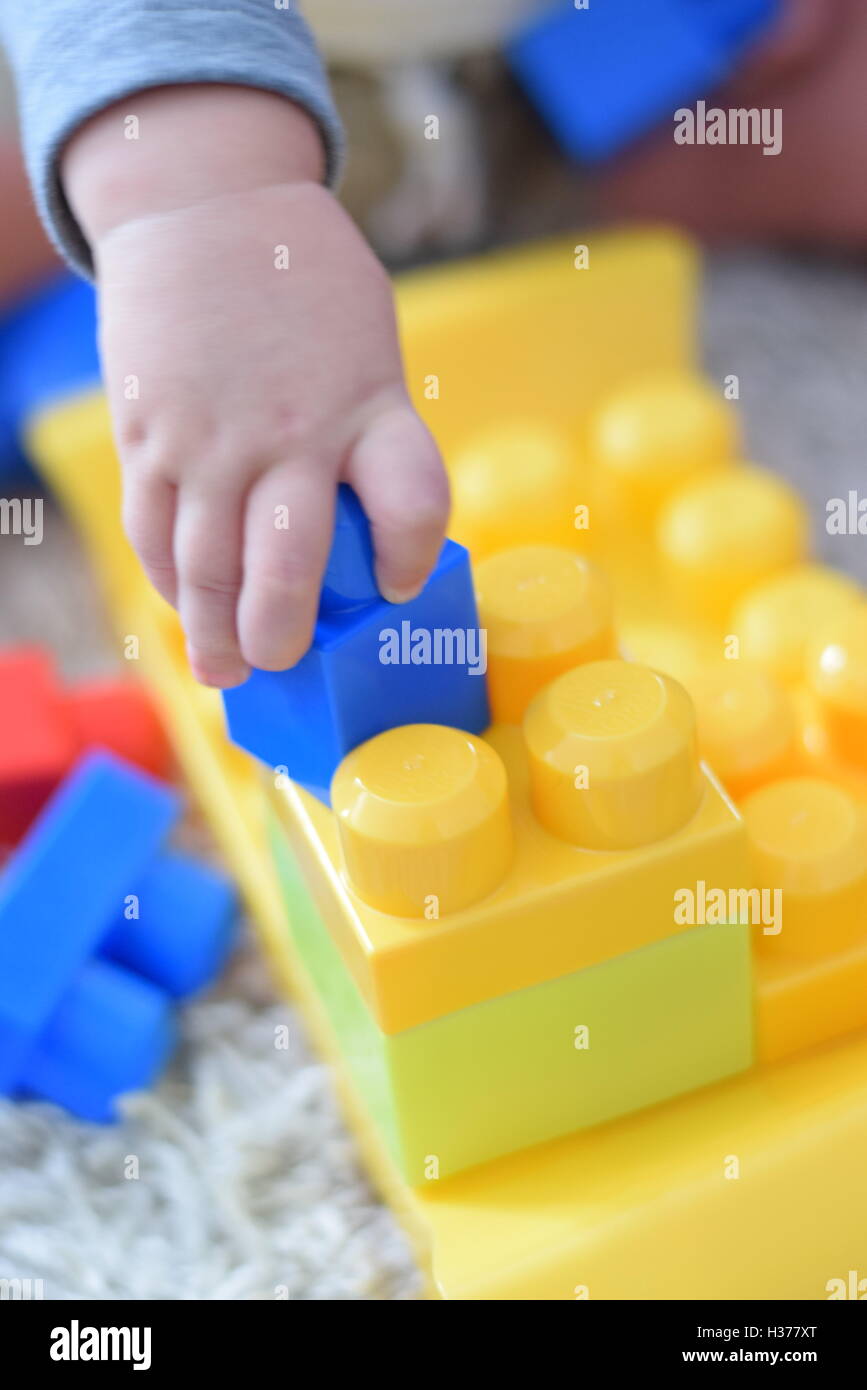 Baby building blocks hires stock photography and images Alamy