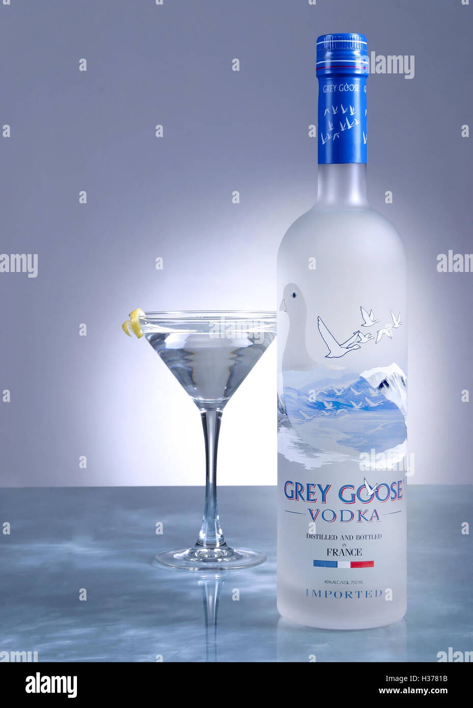 grey goose vodka stock photo alamy