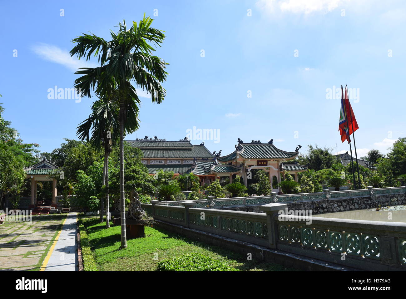 The Memorial of Literature Tran Bien temple in Dong Nai, vietnam Stock Photo