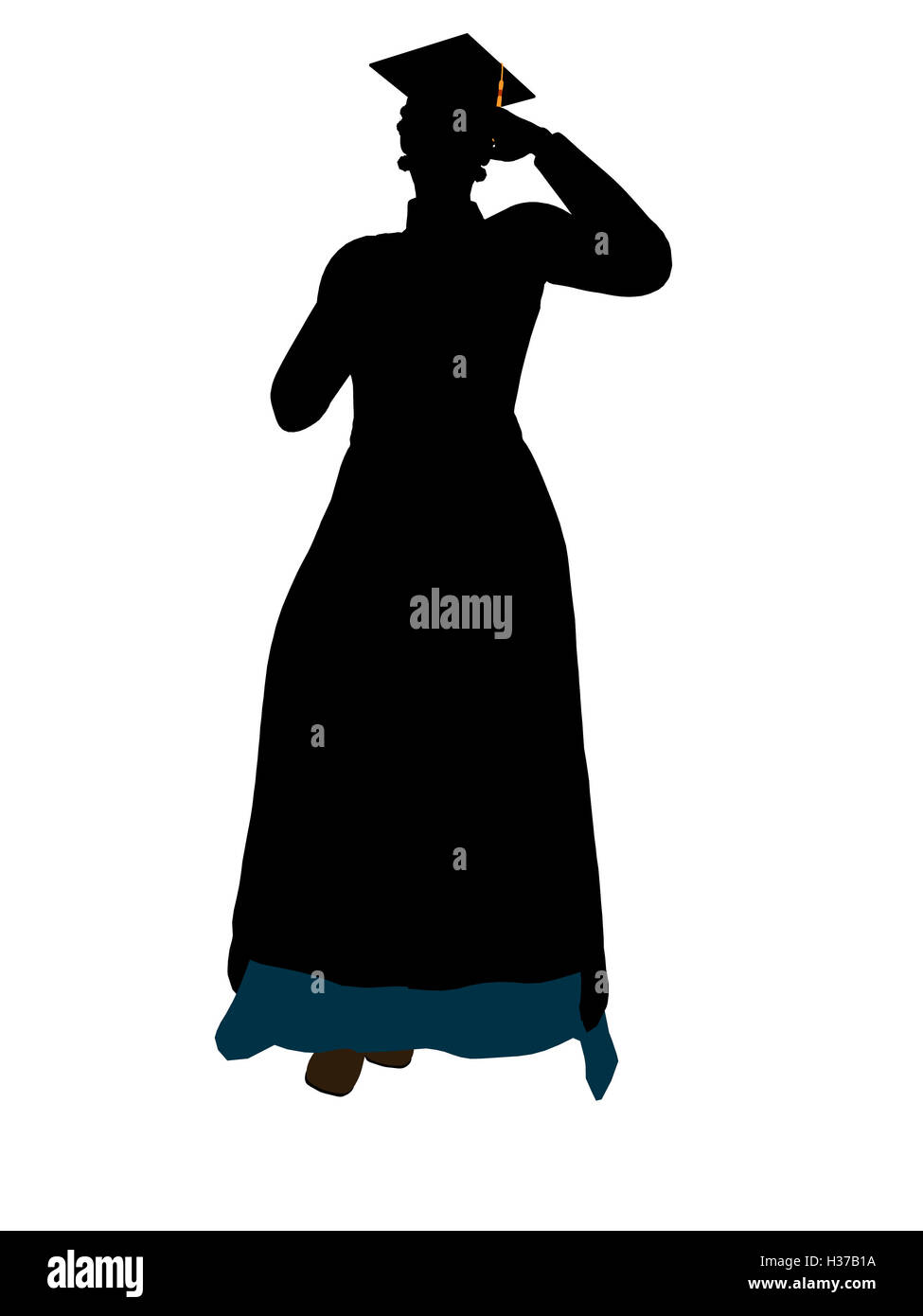 African american and graduation Cut Out Stock Images & Pictures - Alamy