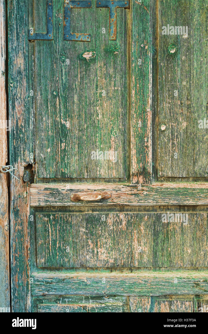 Full frame take of an old wooden door texture Stock Photo Alamy